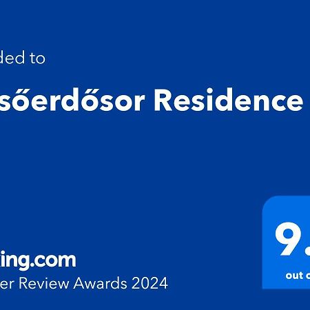Felsoerdosor Residence Budapest Eksteriør bilde
